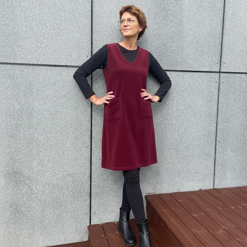 Line2Line K2258 Spencer med v-hals