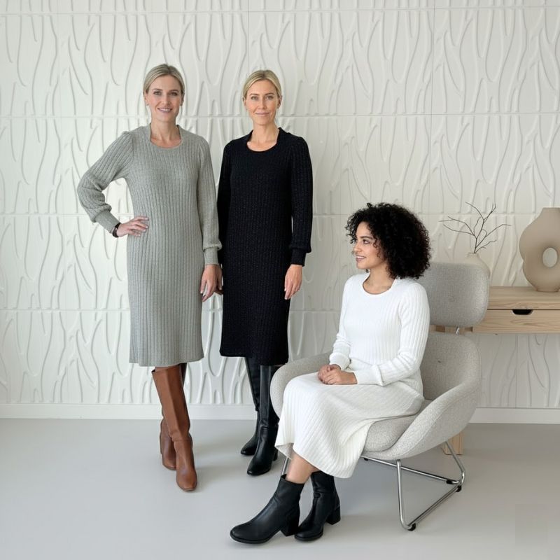 Strikstof med glimmer i sort