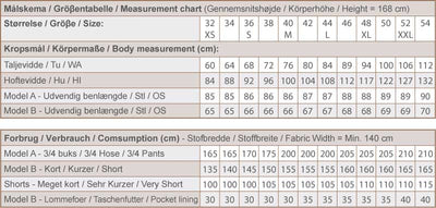 Line2Line T625 Culotte bukser / shorts med elastik bagpå