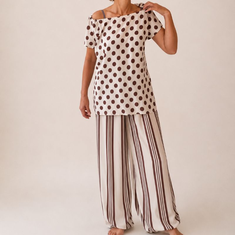 Sypakke til B1229 Raglan T-shirt med rund hals i fast viscose