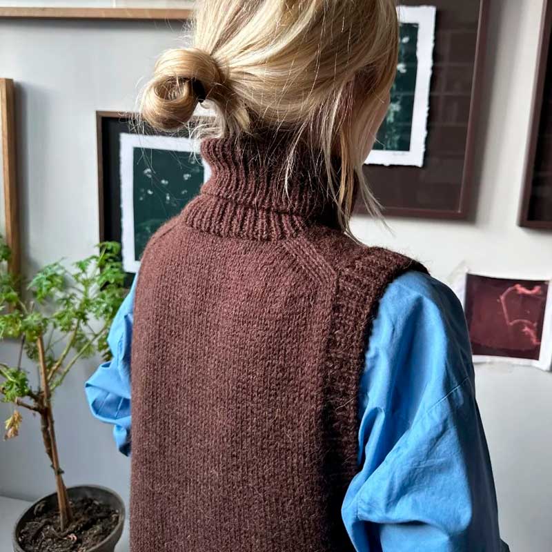 Lulu Slipover Chunky Edition fra PetiteKnit (Opskrift i fysisk papirudgave)