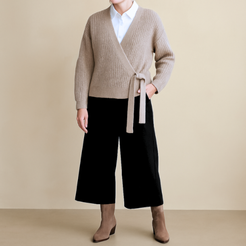Strikkekit 2409-4 Lumen Cardigan i Tynd Peer Gynt & Tynd Silk Mohair