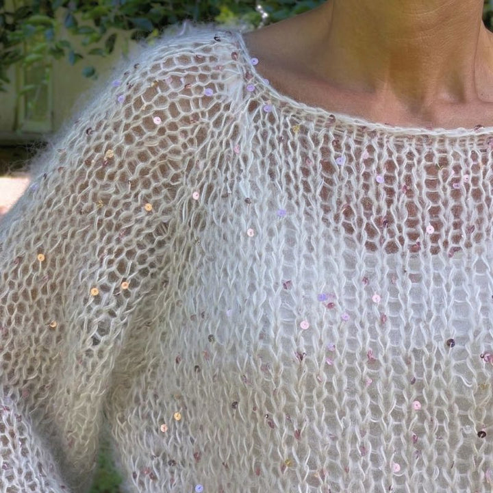 Magic Knit Sweater med raglanudtagninger fra Nordic Knit House by KreStoffer