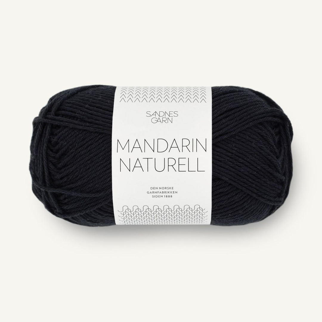 Mandarin Naturel garn fra Sandnes Garn Sort