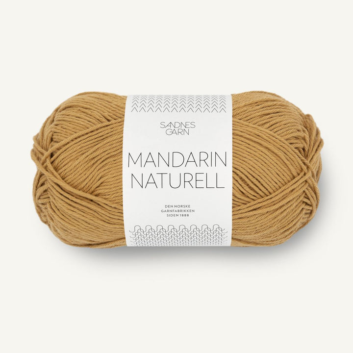 Mandarin Naturel garn fra Sandnes Garn