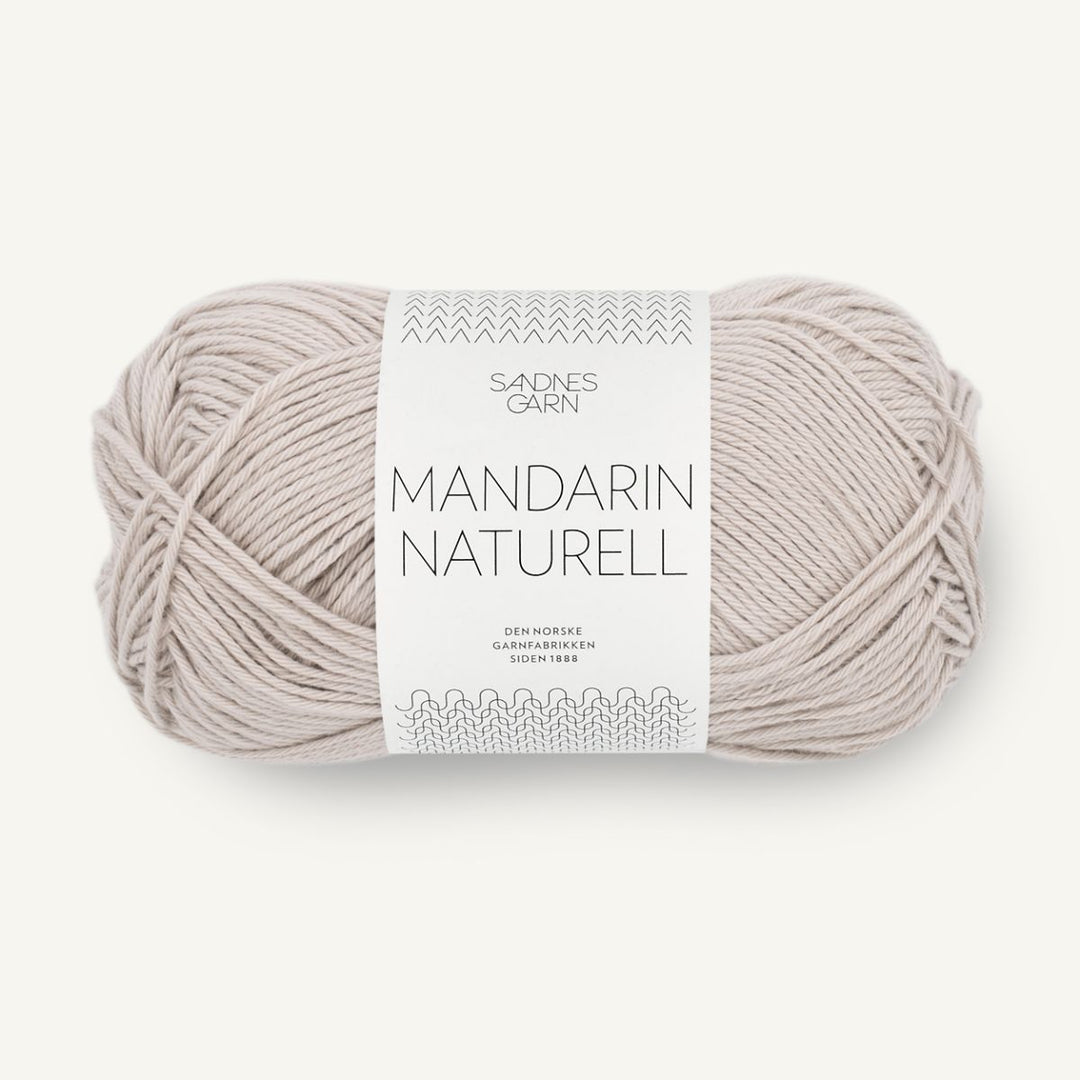 Mandarin Naturel garn fra Sandnes Garn Khaki