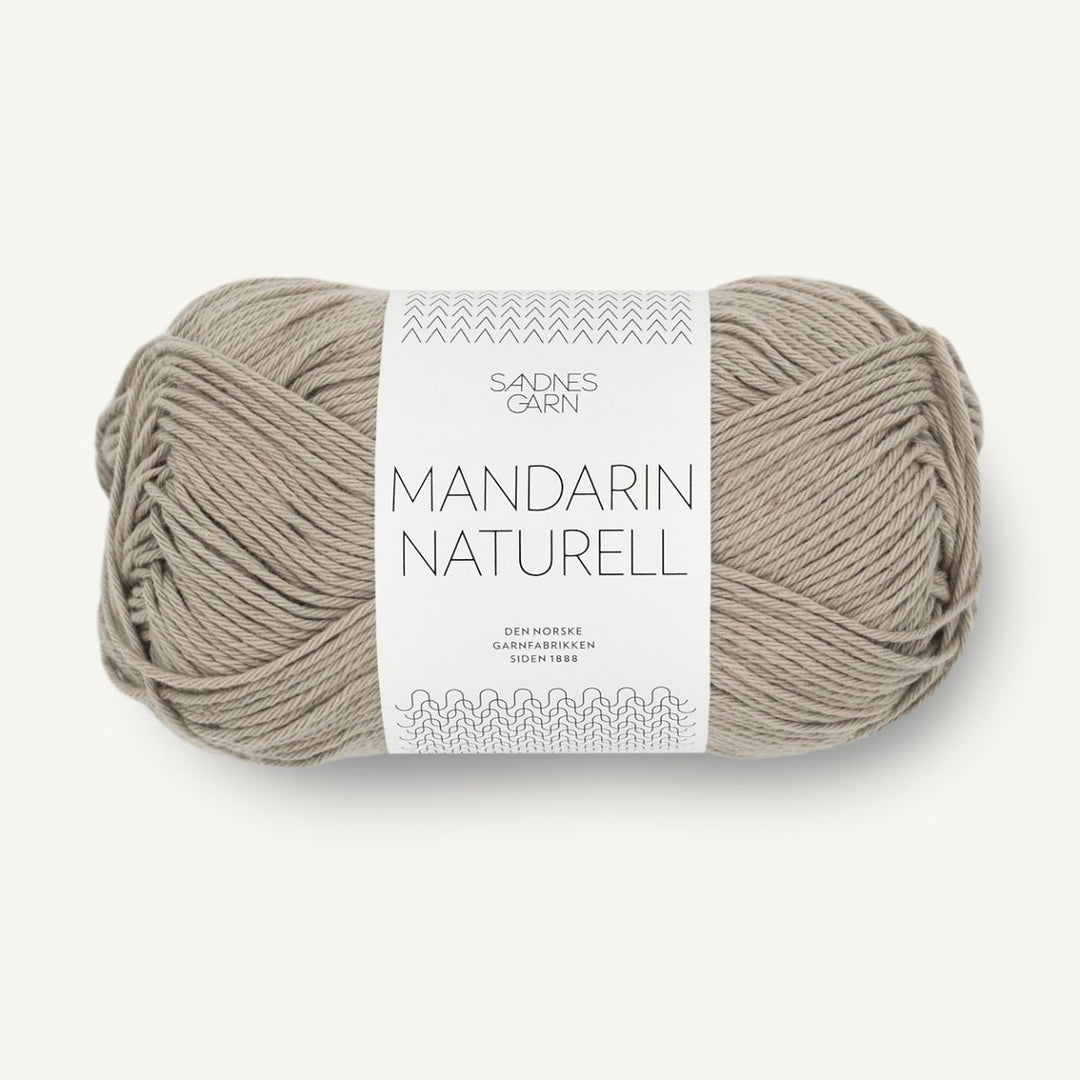 Mandarin Naturel garn fra Sandnes Garn
