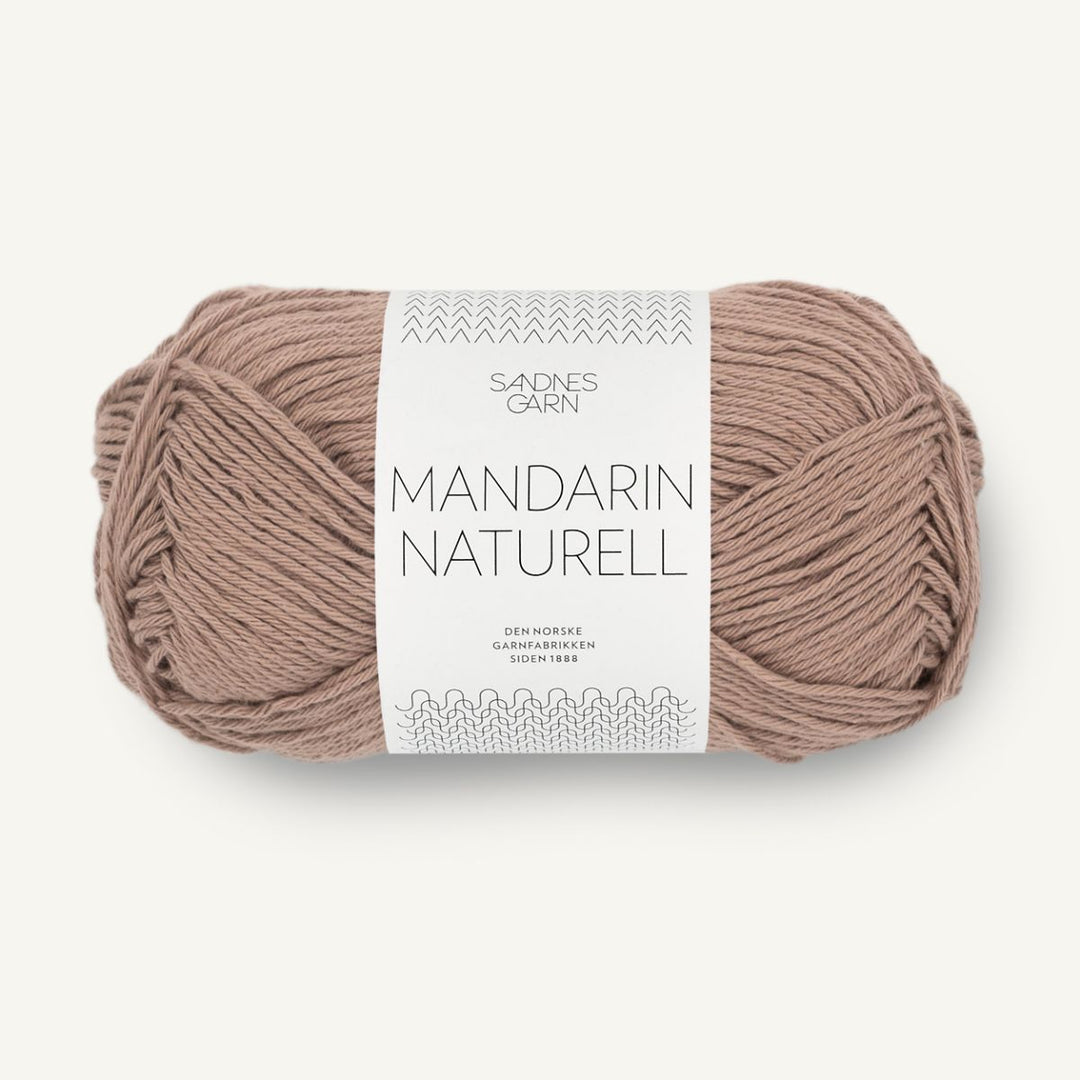 Mandarin Naturel garn fra Sandnes Garn