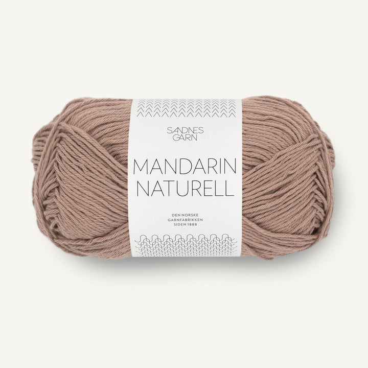 Mandarin Naturel garn fra Sandnes Garn
