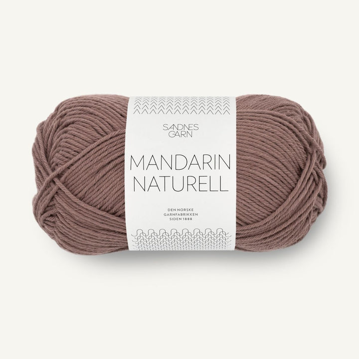 Mandarin Naturel garn fra Sandnes Garn Agern