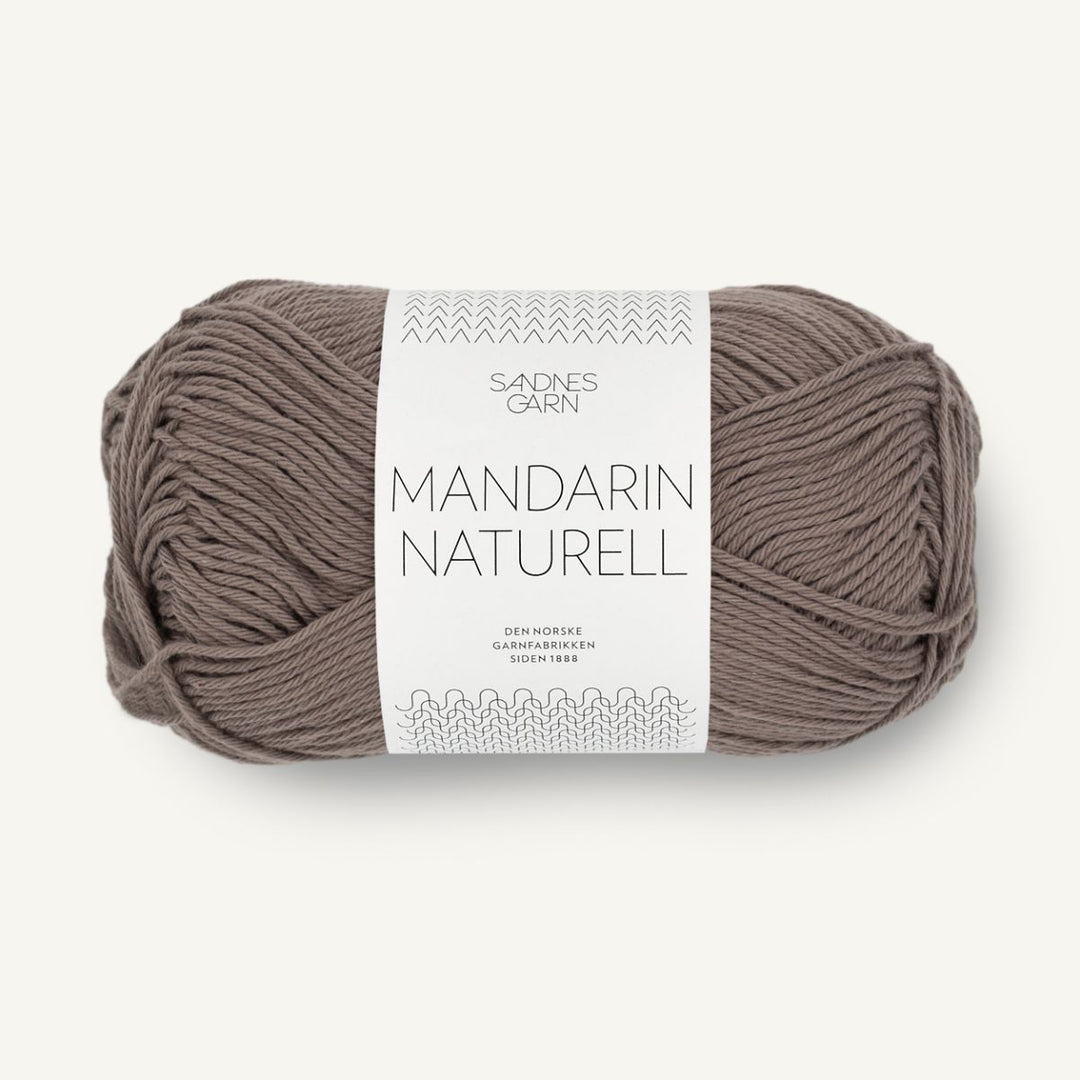 Mandarin Naturel garn fra Sandnes Garn
