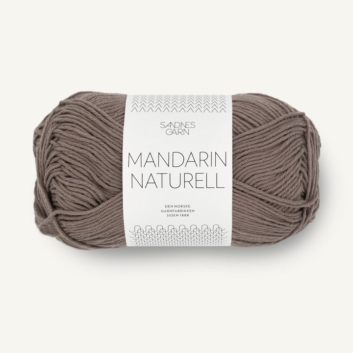 Mandarin Naturel garn fra Sandnes Garn