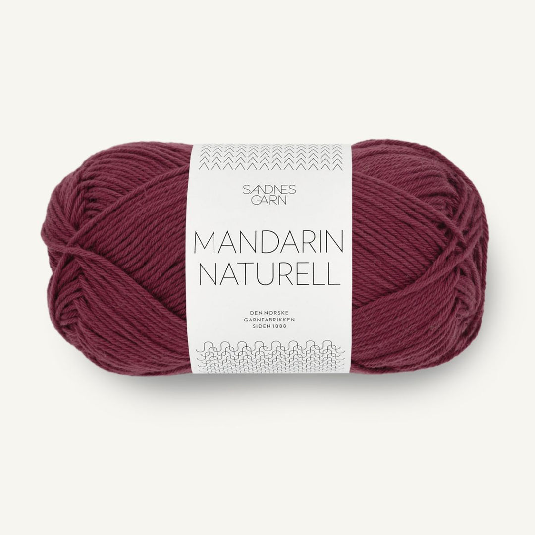 Mandarin Naturel garn fra Sandnes Garn