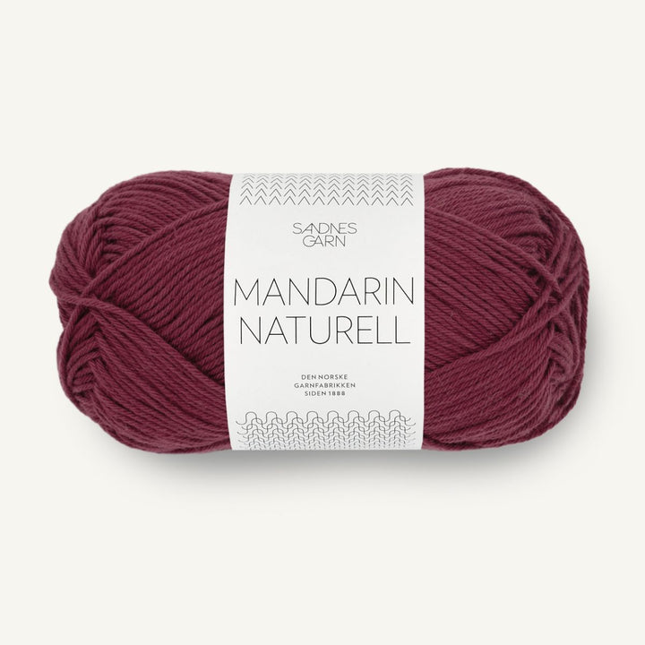 Mandarin Naturel garn fra Sandnes Garn