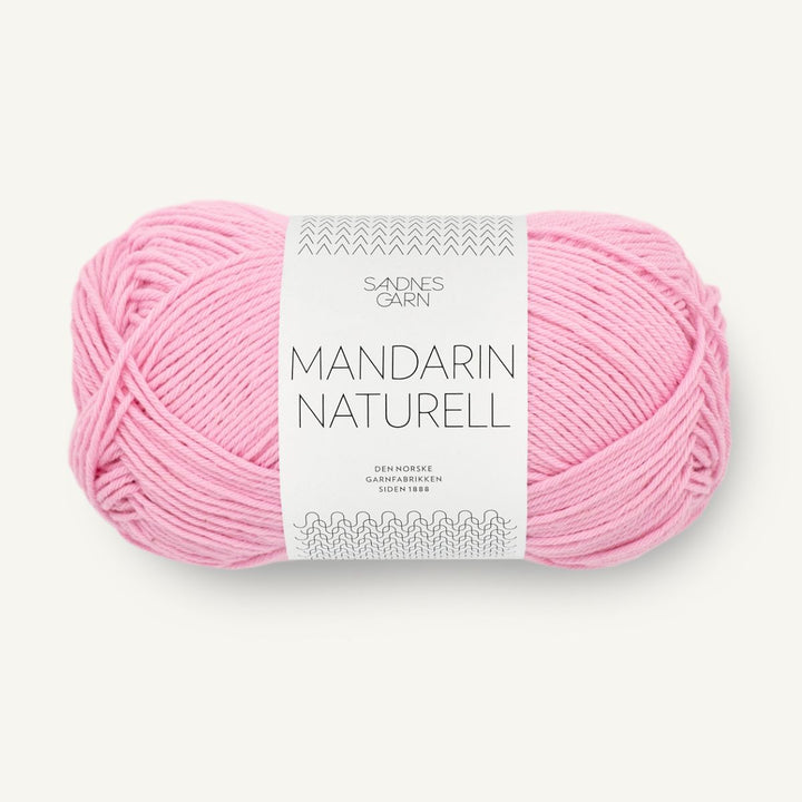 Mandarin Naturel garn fra Sandnes Garn Pink lilla