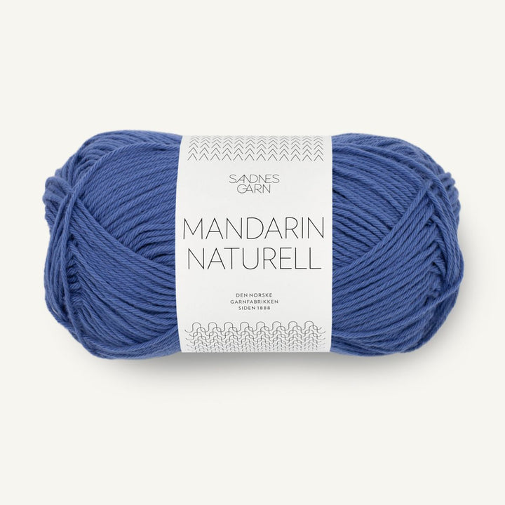 Mandarin Naturel garn fra Sandnes Garn Mellemblå
