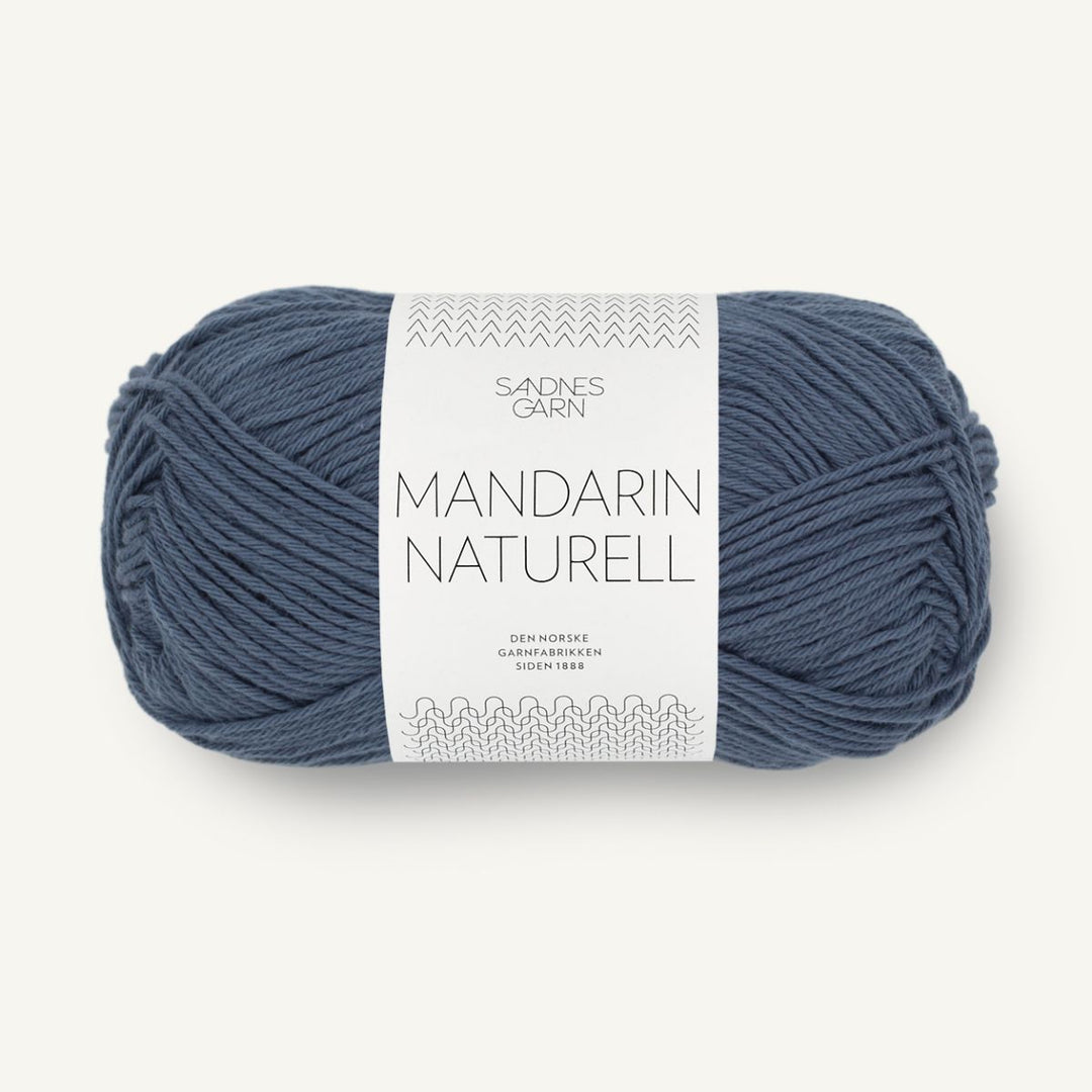Mandarin Naturel garn fra Sandnes Garn Mørk gråblå