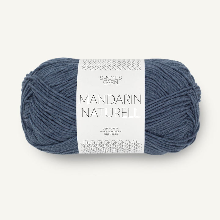 Mandarin Naturel garn fra Sandnes Garn Mørk gråblå