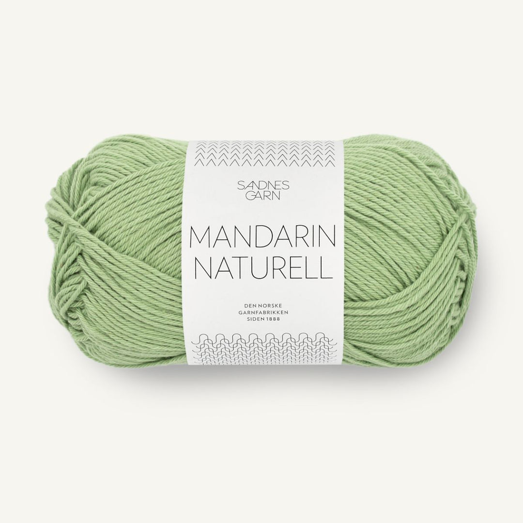 Mandarin Naturel garn fra Sandnes Garn Grøn