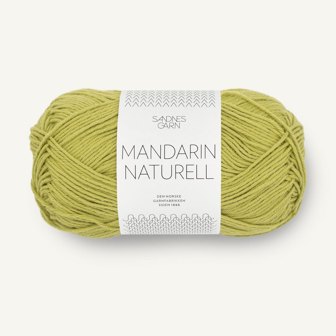 Mandarin Naturel garn fra Sandnes Garn Sunny lime