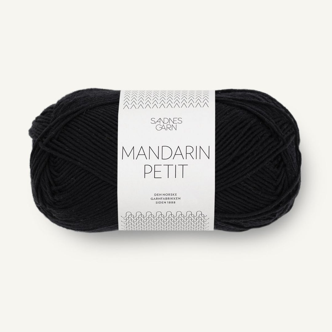 Mandarin Petit garn fra Sandnes Garn Sort