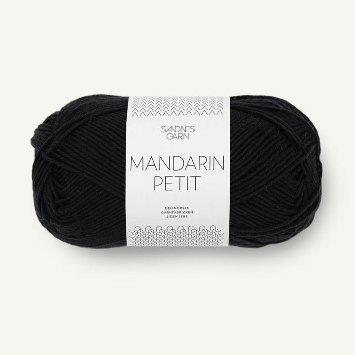 Mandarin Petit garn fra Sandnes Garn Sort