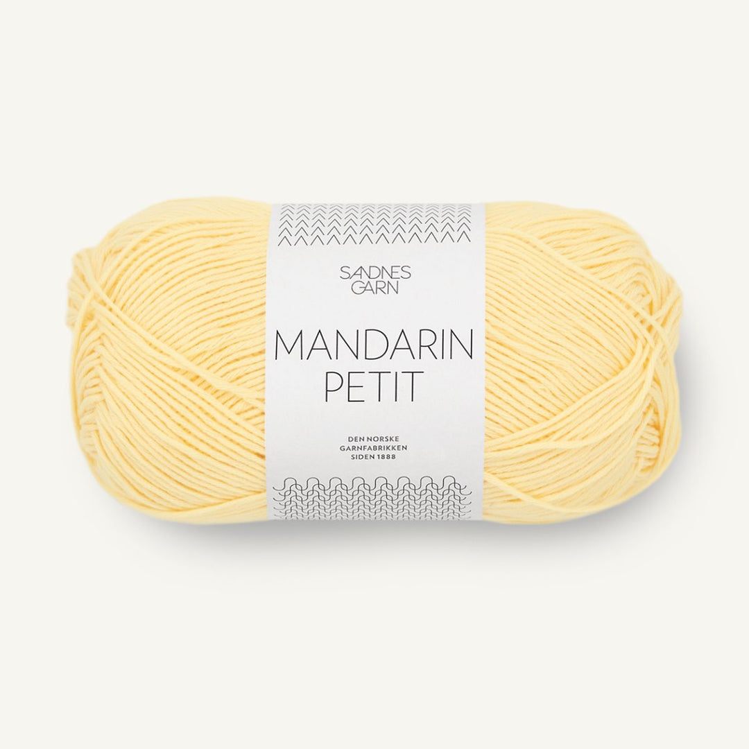 Mandarin Petit garn fra Sandnes Garn Gul