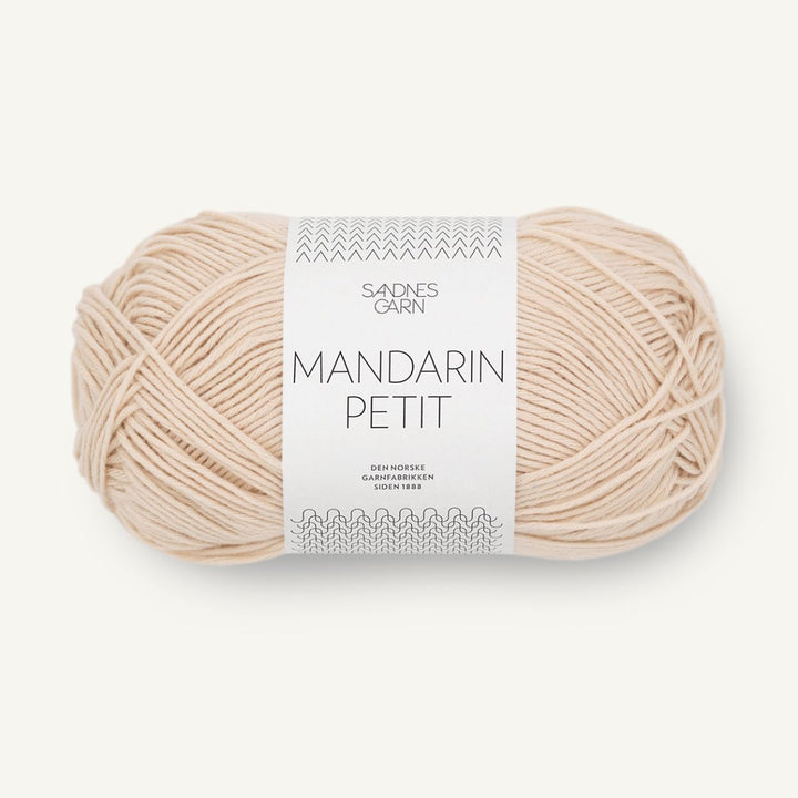 Mandarin Petit garn fra Sandnes Garn Mandelhvit