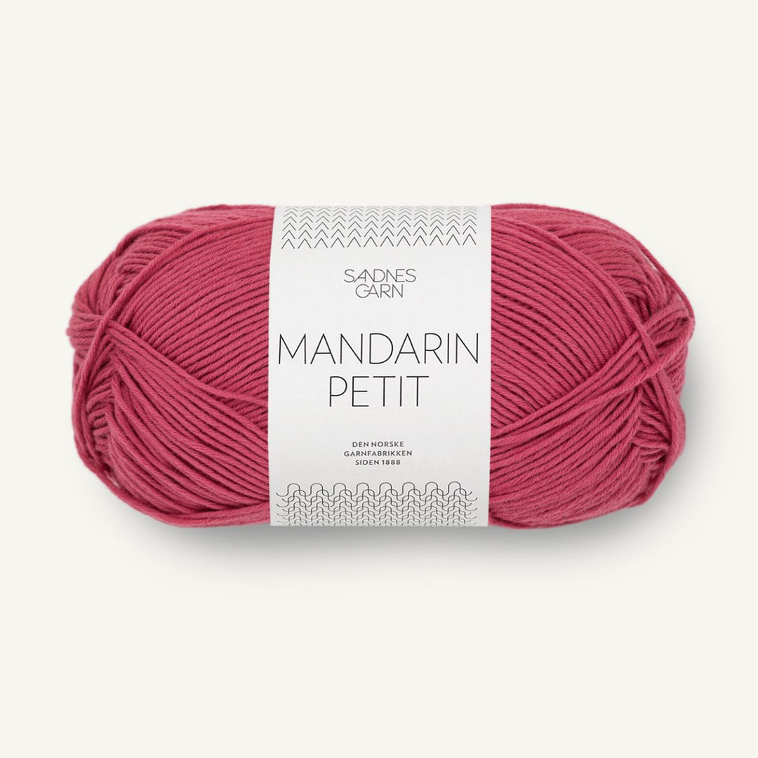 Mandarin Petit garn fra Sandnes Garn Hindbær