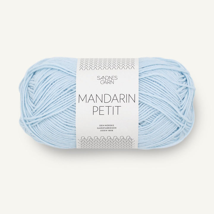 Mandarin Petit garn fra Sandnes Garn Lys blå