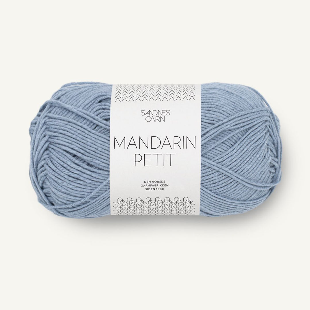 Mandarin Petit garn fra Sandnes Garn Blå hortensia