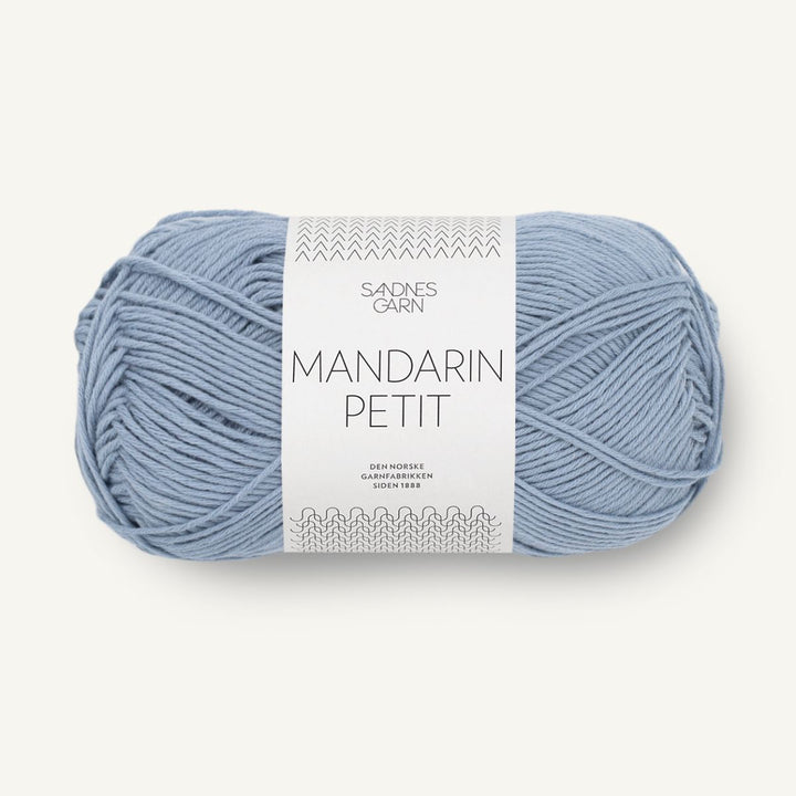 Mandarin Petit garn fra Sandnes Garn Blå hortensia