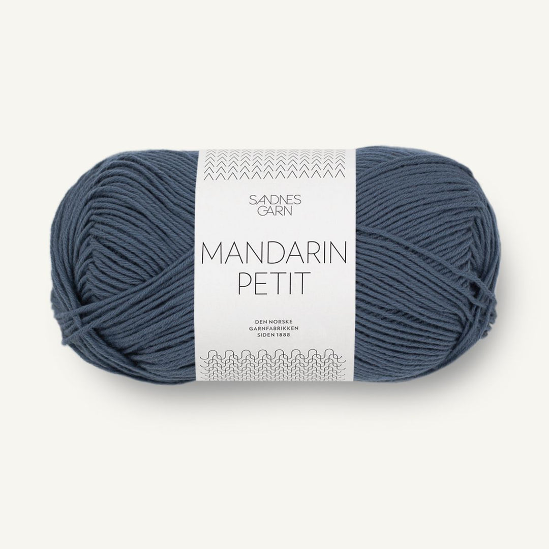 Mandarin Petit garn fra Sandnes Garn Mørk gråblå