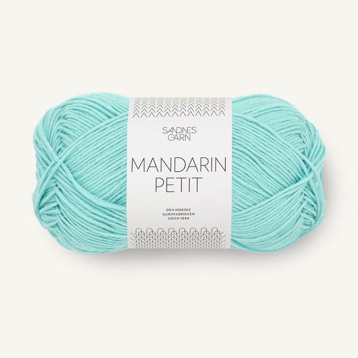Mandarin Petit garn fra Sandnes Garn Blå turkis