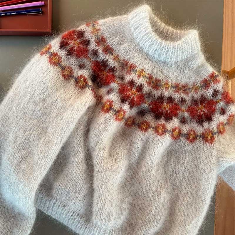 Margaret sweater fra Le Knit (Opskrift i fysisk papirudgave) - KreStoffer