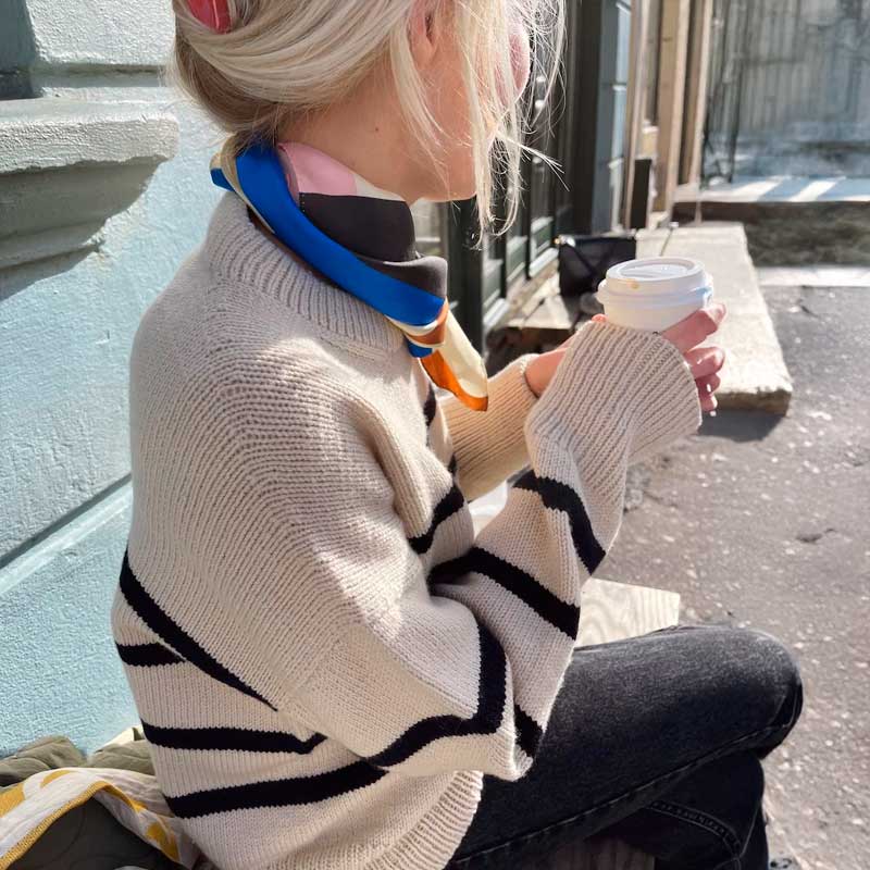 Marseille Sweater fra PetiteKnit (Opskrift i fysisk papirudgave)