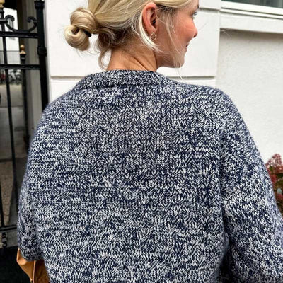 Strikkekit Melange Sweater i Tynd Peer Gynt