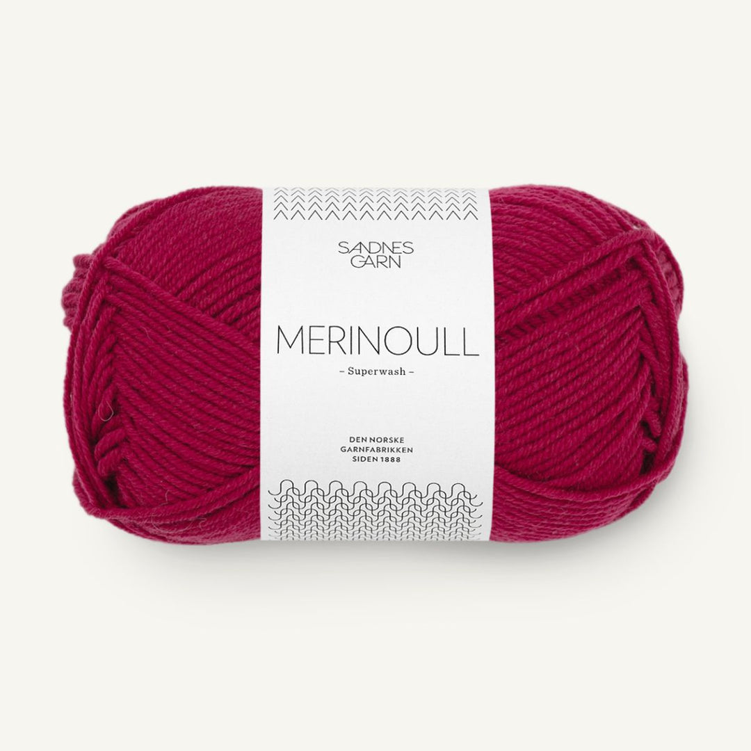 Merinould garn fra Sandnes Garn Rumba red