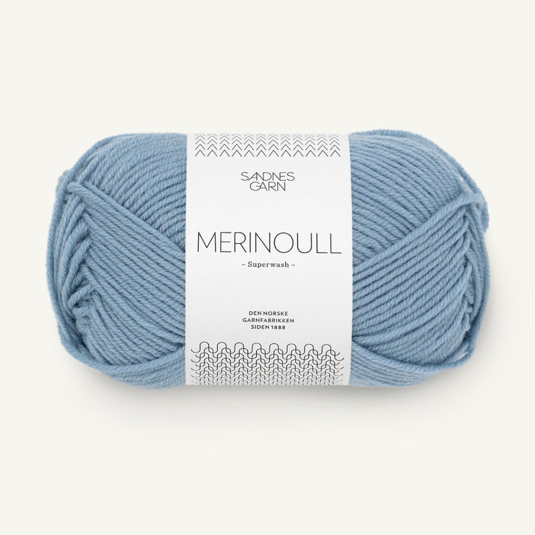 Merinould garn fra Sandnes Garn Blå hortensia