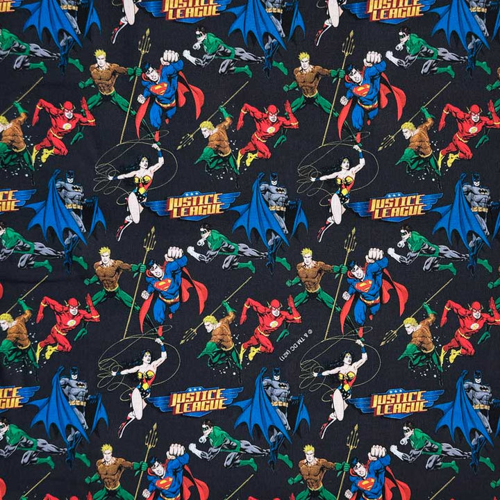 Fast bomuld med Superhelte Justice League