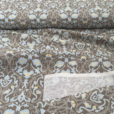 Fast bomuld med Arabeskmønster