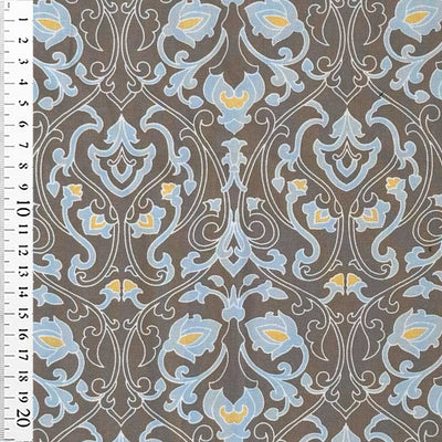 Fast bomuld med Arabeskmønster