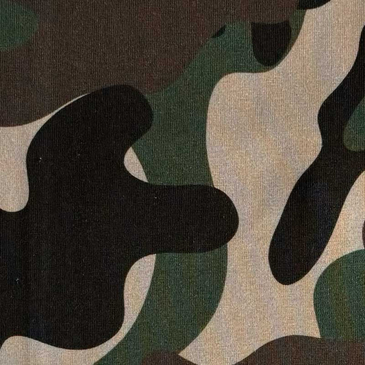 Bomuldsjersey med camouflage jungle