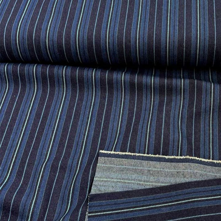 Denim med striber i striber