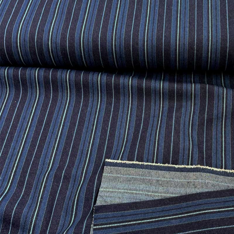 Denim med striber i striber