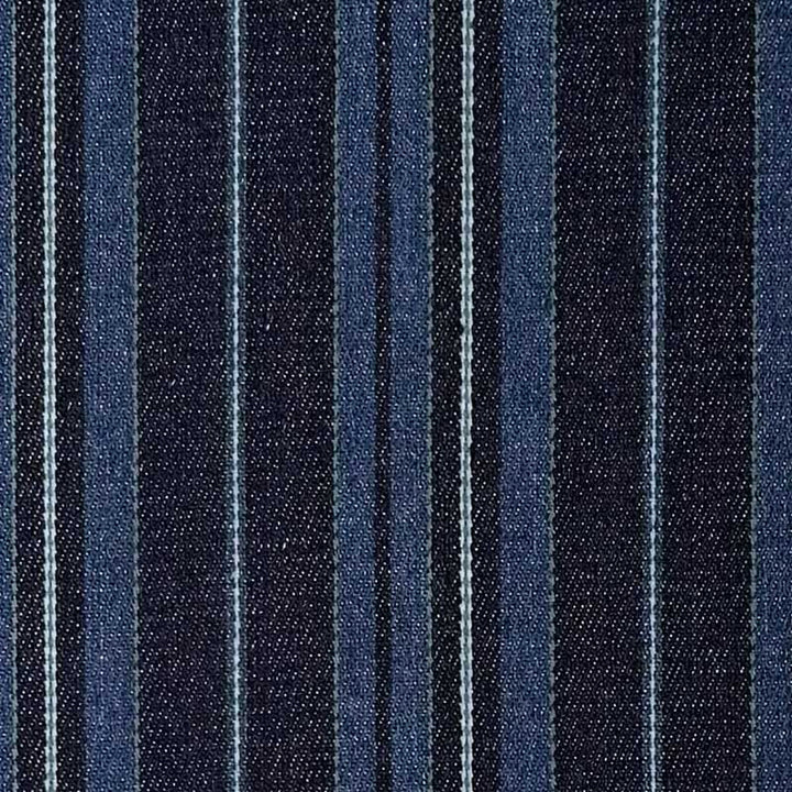 Denim med striber i striber