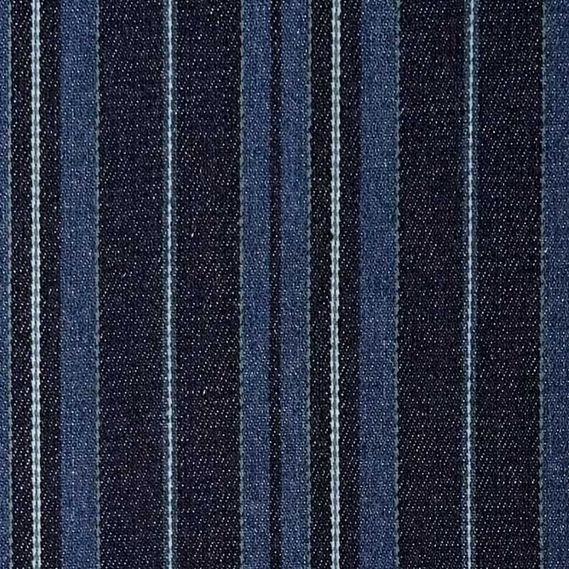 Denim med striber i striber