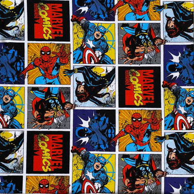 Digital bomuldsjersey med Marvel Comics superhelte