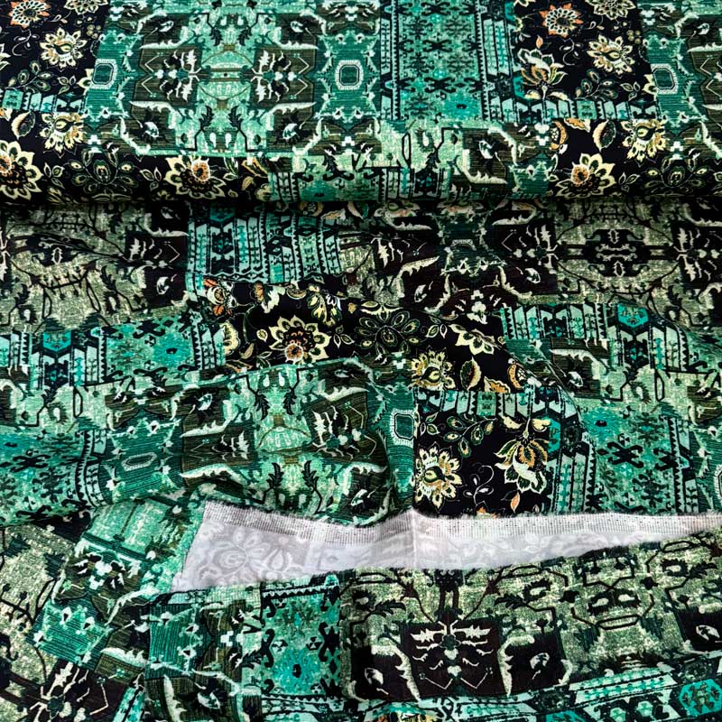 Fast digital viscose med Afrikas mystik Okavangodelta