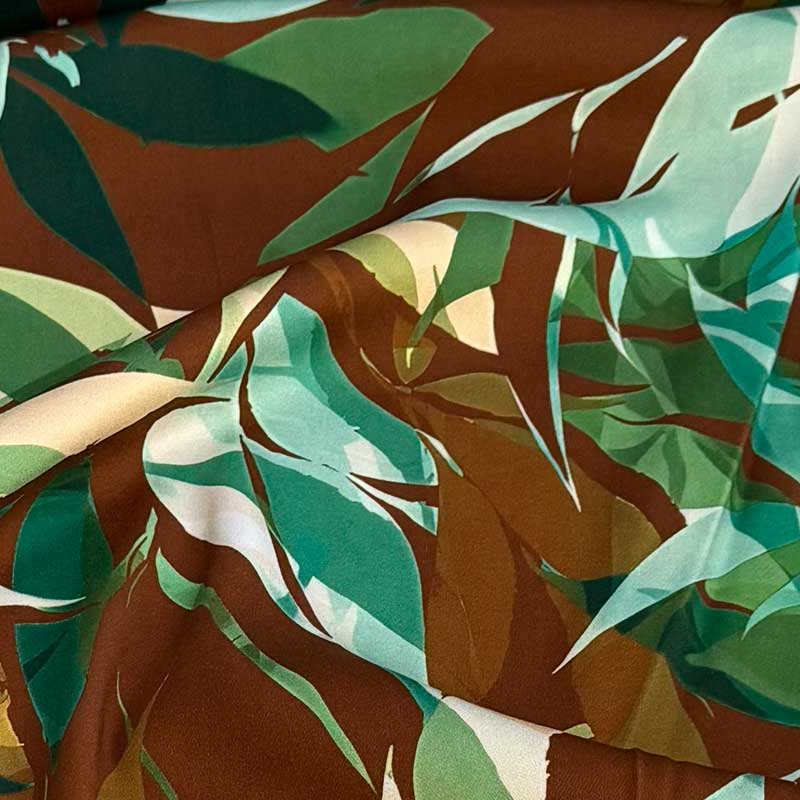 Fast digital viscose med smuk plantesymfoni